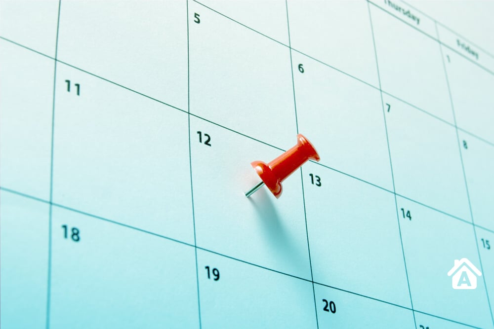 Calendario para reducir el pago fuera de término del alquiler